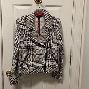 White House Black Market Houndstooth jacket
